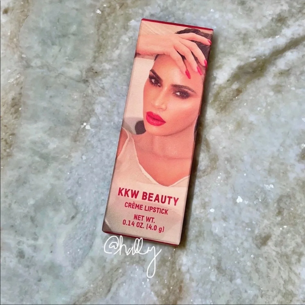 KKW BEAUTY Red Crème Lipstick in Candy Apple Red